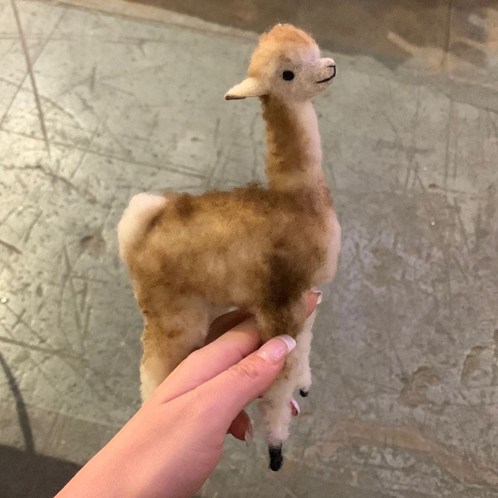 Hand made alpaca